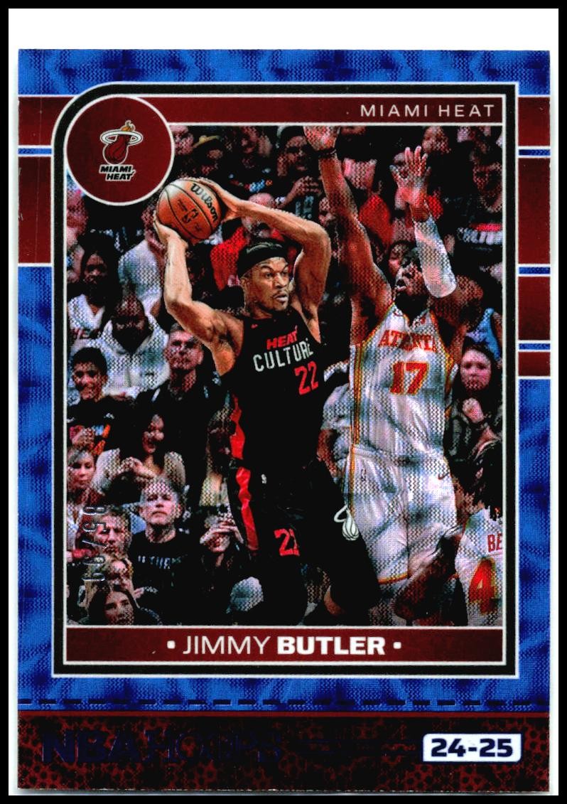 2024-25 Hoops Blue Scope #214 Jimmy Butler #/99 Miami Heat