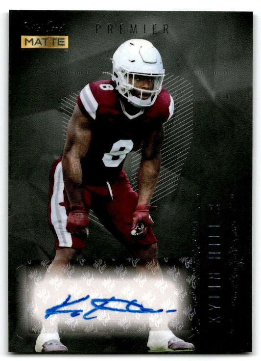 2021 Wild Card Matte primier Kylin Hill Green Bay Packers #MB-A