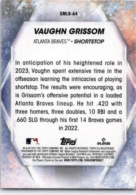 2023 Topps Update Stars of MLB #SMLB-64 Vaughn Grissom Atlanta Braves