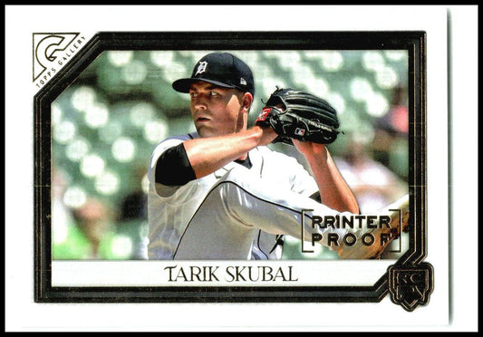 2021 Topps Gallery Printer Proof #62 Tarik Skubal Detroit Tigers