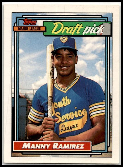 1992 Topps #156 Manny Ramirez Rookie Cleveland Indians