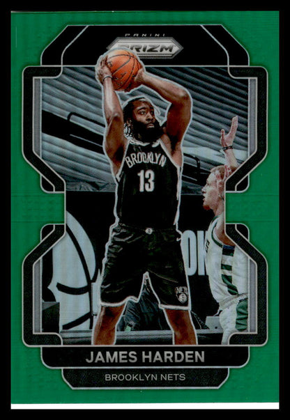 2021 Panini Prizm Green #44 James Harden