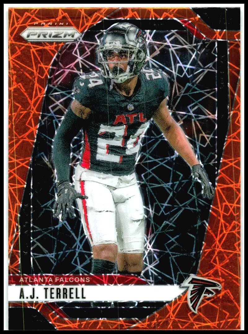 2024 Panini Prizm Lazer #15 A.J. Terrell Atlanta Falcons