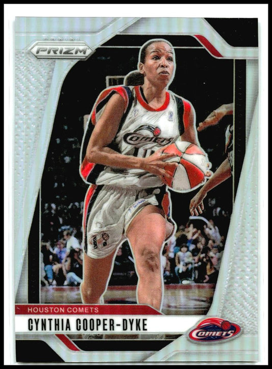 2024 Panini Prizm WNBA Silver Prizms #21 Cynthia Cooper-Dyke Houston Comets