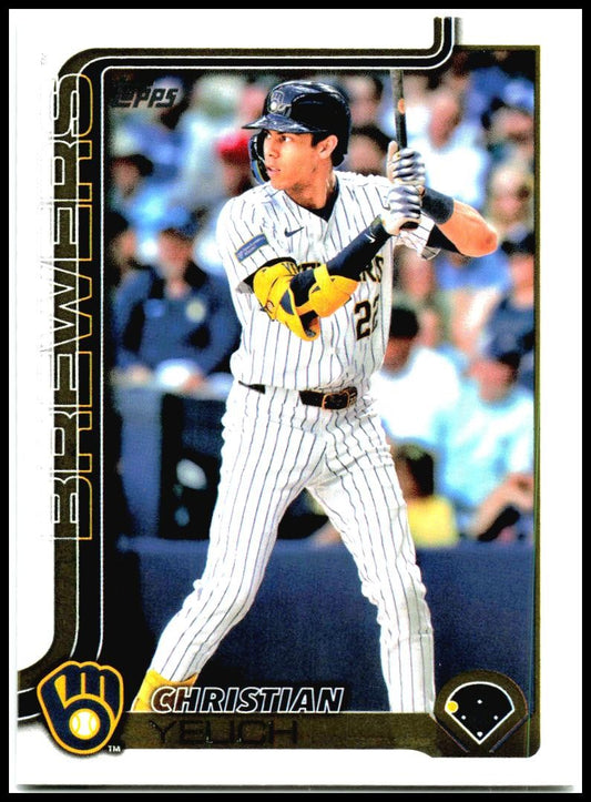 2025 Topps #49 Christian Yelich Milwaukee Brewers