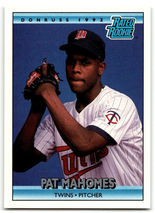 1992 Donruss Pat Mahomes Rookie Minnesota Twins #403