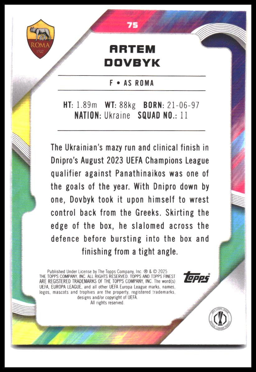 Artem Dovbyk #75 2024-25 Finest UEFA Club Competitions