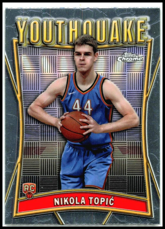 2024-25 Topps Chrome YouthQuake #YQ-9 Nikola Topić Oklahoma City Thunder