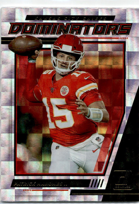 2021 Donruss Dominators #D20 Patrick Mahomes II Kansas City Chiefs