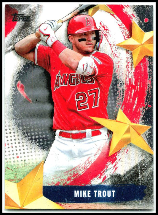 2025 Topps Stars of MLB #SMLB-8 Mike Trout Los Angeles Angels
