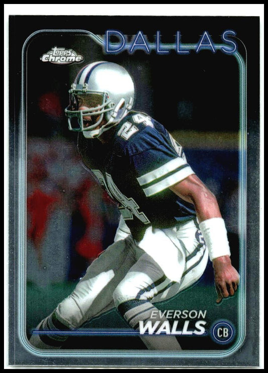 2024 Topps Chrome Refractor #55 Everson Walls Dallas Cowboys