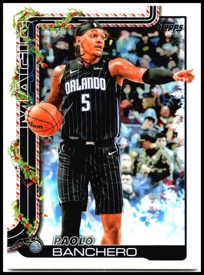 2025-26 Topps Holiday #H68 Paolo Banchero Orlando Magic