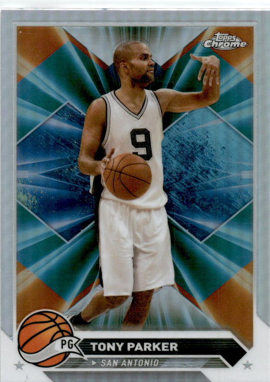 2023-24 Topps Chrome Basketball #104 Tony Parker San Antonio Spurs