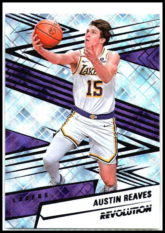 2024-25 Panini Revolution Cosmic #51 Austin Reaves #/99 Los Angeles Lakers