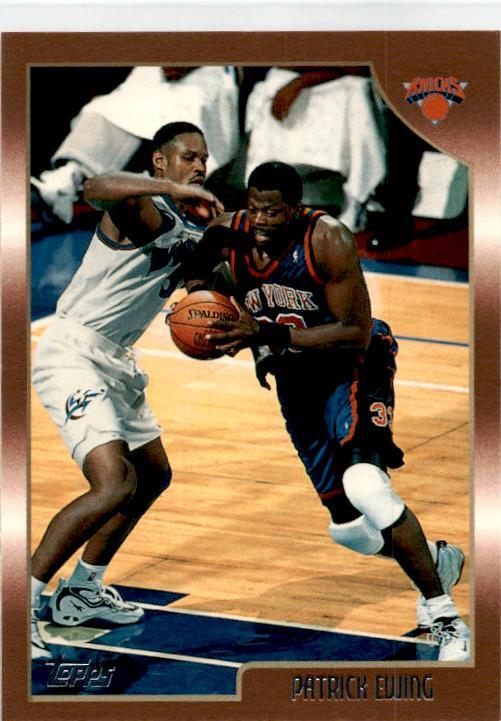 1998-99 Topps #40 Patrick Ewing New York Knicks