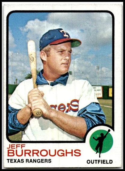1973 Topps #489 Jeff Burroughs Texas Rangers