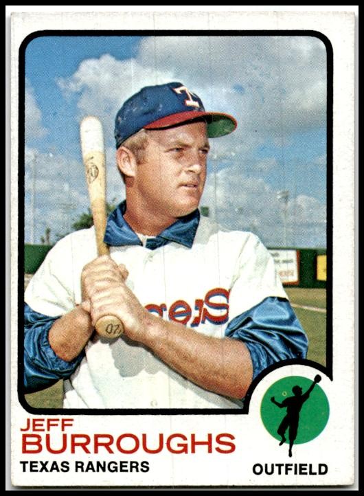 1973 Topps #489 Jeff Burroughs Texas Rangers