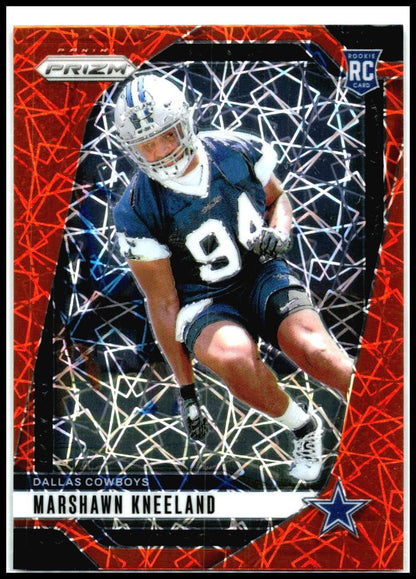 2024 Panini Prizm Lazer #373 Marshawn Kneeland Rookie Dallas Cowboys