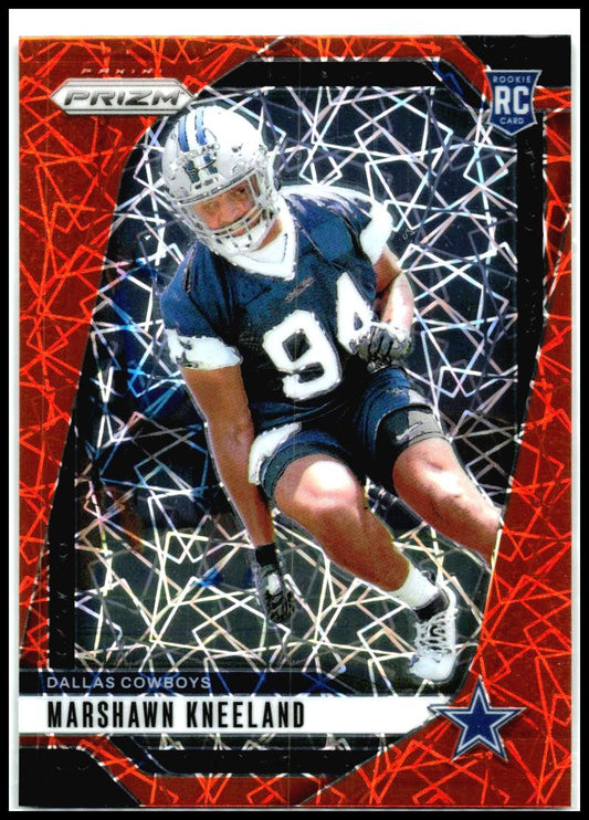 2024 Panini Prizm Lazer #373 Marshawn Kneeland Rookie Dallas Cowboys