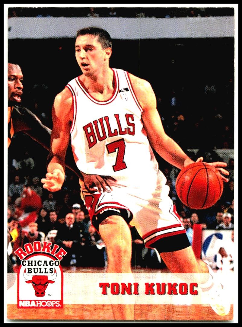 1993-94 Hoops #313 Toni Kukoc Rookie Chicago Bulls