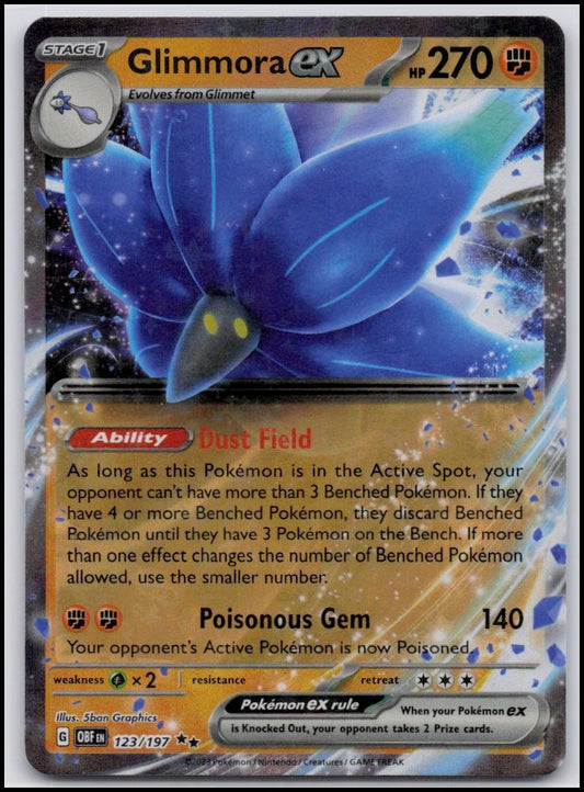 SV03: Obsidian Flames #123/197 Glimmora ex
