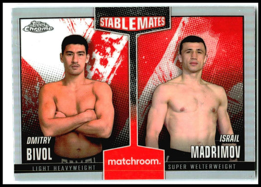 2024 Topps Chrome Boxing Stablemates #SM-3 Bivol / Madrimov Ajax