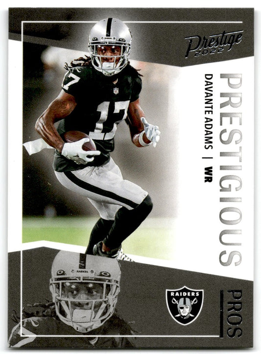 2022 Panini Prestige Prestigious Pros Davante Adams Las Vegas Raiders #PP-9