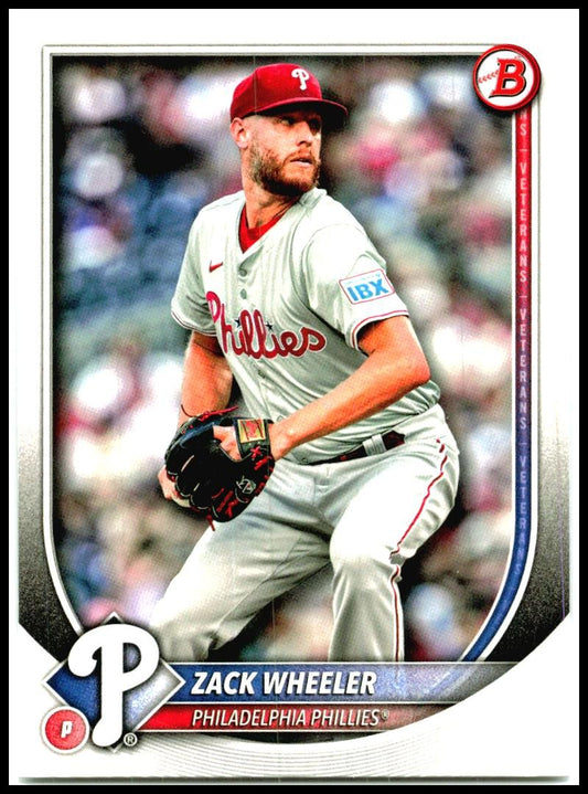 2025 Bowman #45 Zack Wheeler Philadelphia Phillies