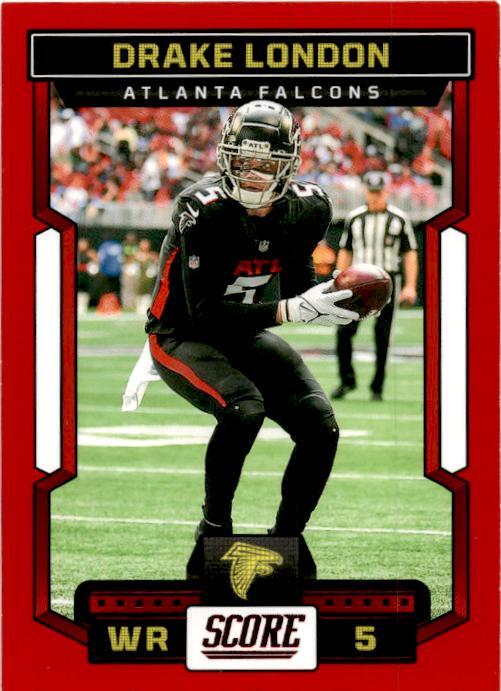 2023 Score Red #37 Drake London Atlanta Falcons