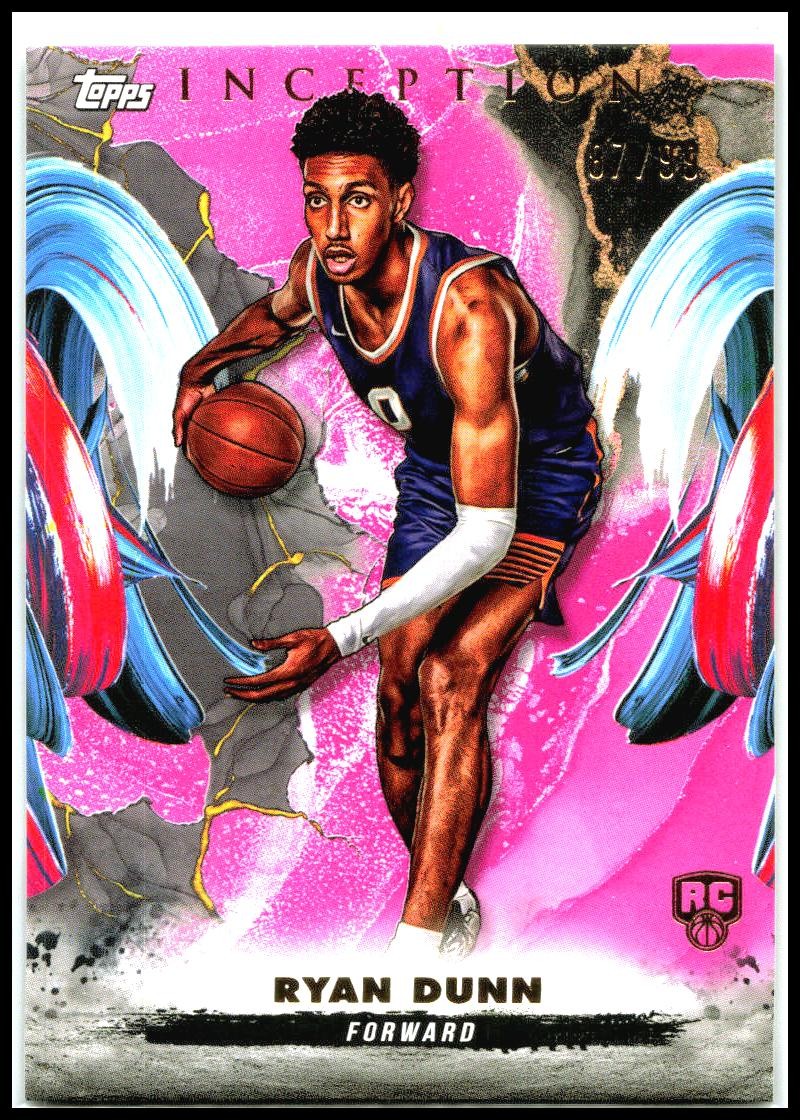 2024-25 Topps Inception Pink #21 Ryan Dunn Rookie #/99 Phoenix Suns