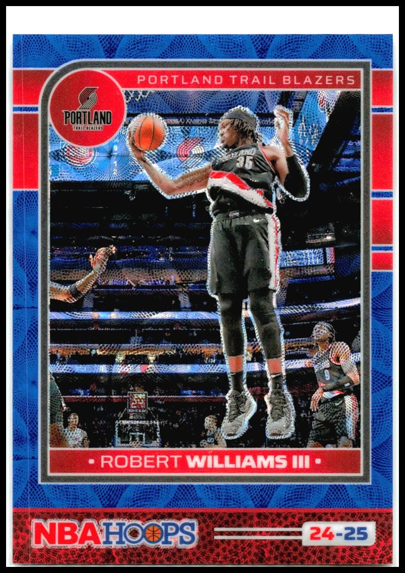 2024-25 Hoops Blue Scope #78 Robert Williams III #/99 Portland Trail Blazers