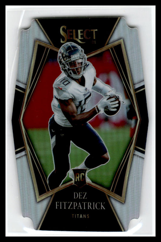 2021 Panini Select Silver Prizm Die-Cut #172  Premier Level Dez Fit