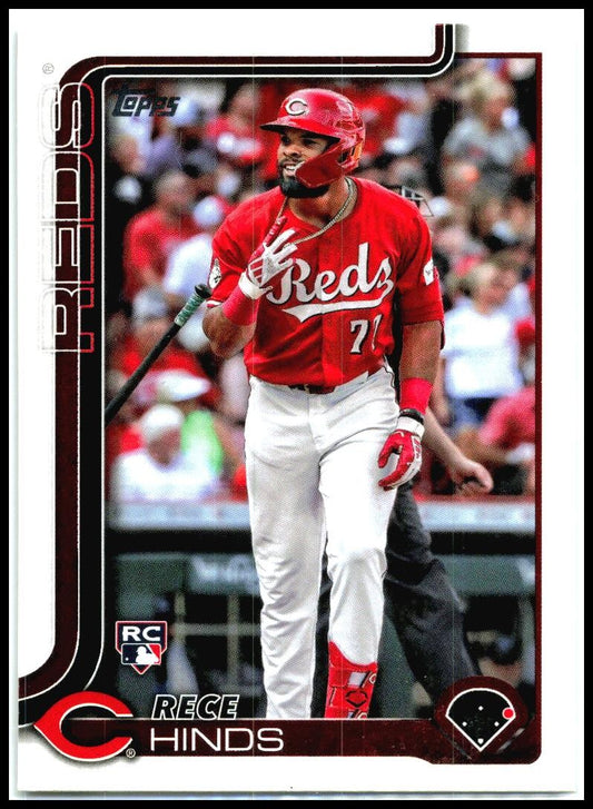 2025 Topps #217 Rece Hinds Rookie Cincinnati Reds
