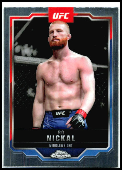 2025 Topps Chrome UFC #76 Bo Nickal Los Angeles Dodgers