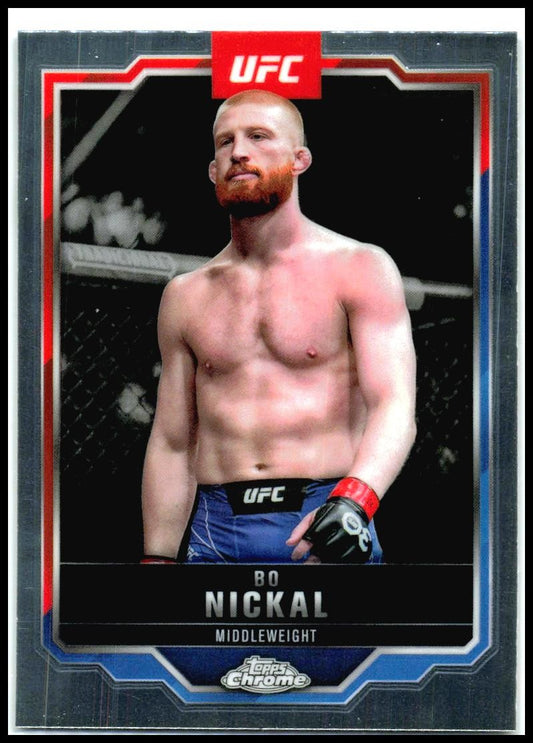 2025 Topps Chrome UFC #76 Bo Nickal Los Angeles Dodgers