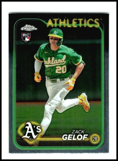 2024 Topps Chrome #282 Zack Gelof Rookie Oakland Athletics