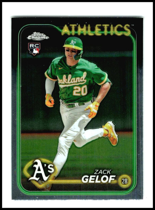 2024 Topps Chrome #282 Zack Gelof Rookie Oakland Athletics