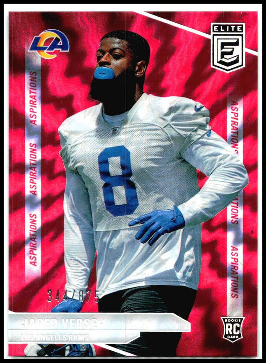 2024 Donruss Elite Status Explosion #150 Jared Verse Atlanta Falcons