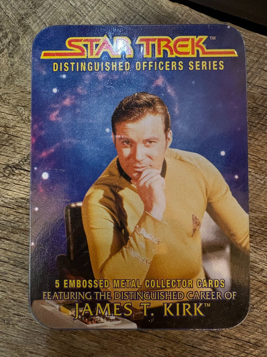 Star Trek Distinguished Officers Series Metal Collector Cards New Factory Sealed