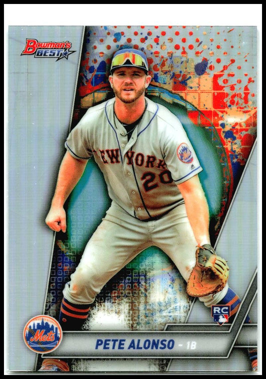 2019 Bowman's Best Refractor #32 Pete Alonso New York Mets