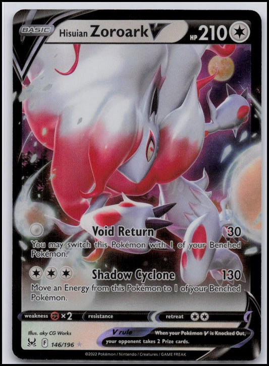 SWSH11: Lost Origin #146/196 Hisuian Zoroark V