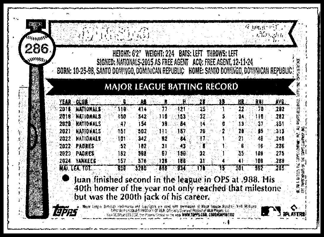 2025 Topps Heritage #286 Juan Soto Mets