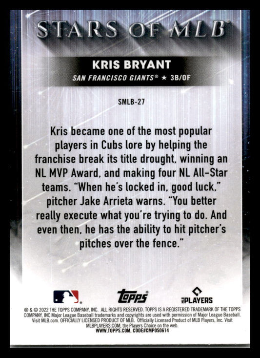 2022 Topps #SMLB-27 Kris Bryant