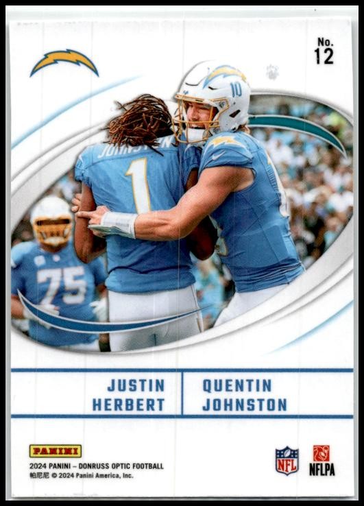 2024 Panini Donruss Optic Best Tuddys #12 Justin Herbert