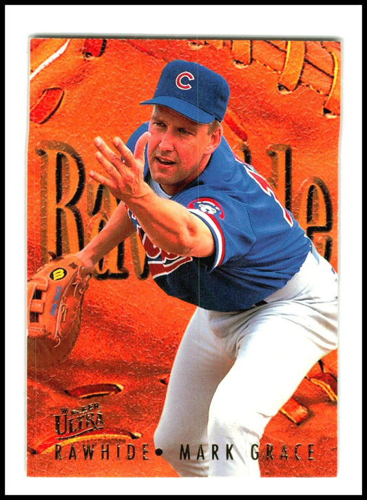 1996 Ultra Rawhide #3 Mark Grace Chicago Cubs