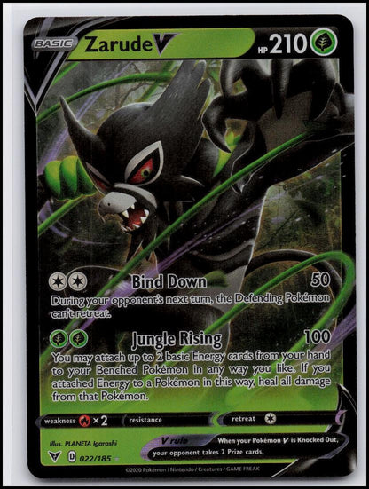 SWSH04: Vivid Voltage #022/185 Zarude V