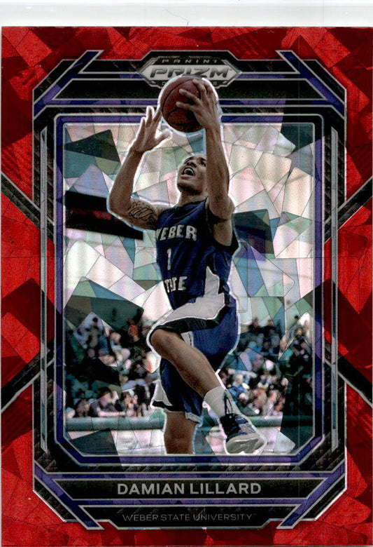 2023-24 Panini Prizm Draft Picks #89 Damian Lillard Milwaukee Bucks