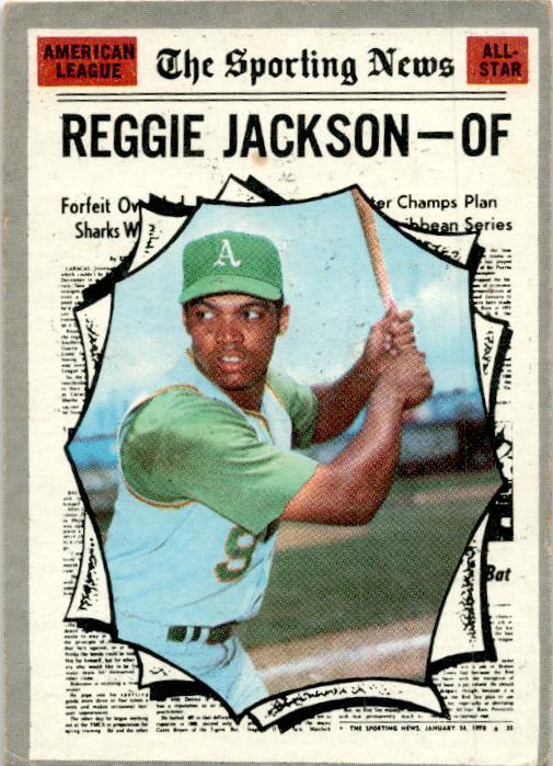 1970 Topps #459 Reggie Jackson Oakland Athletics