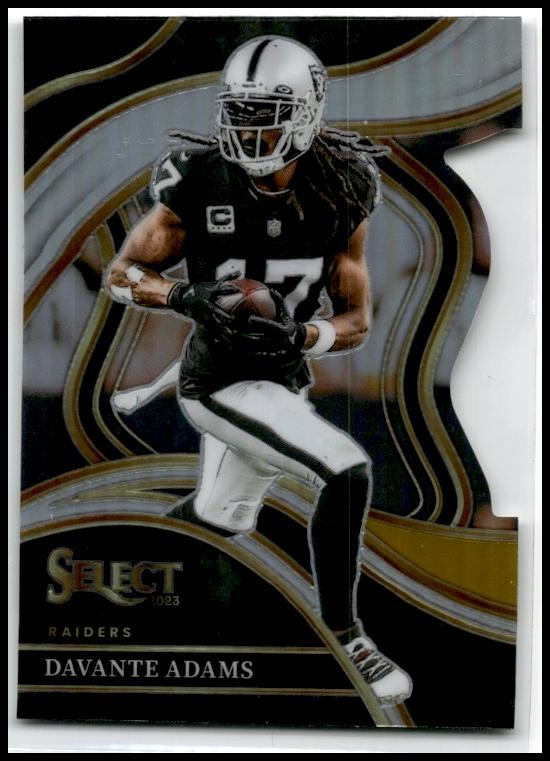 2023 Panini Select Black and Gold Prizms Die Cuts #279 Davante Adams Raiders