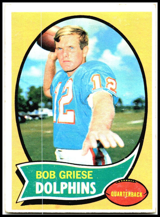 1970 Topps #10 Bob Griese Miami Dolphins